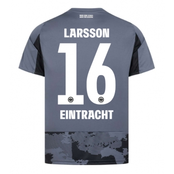 Billige Fotballdrakt Eintracht Frankfurt Hugo Larsson #16 Replika Tredjedrakt 2025-26 Kortermet